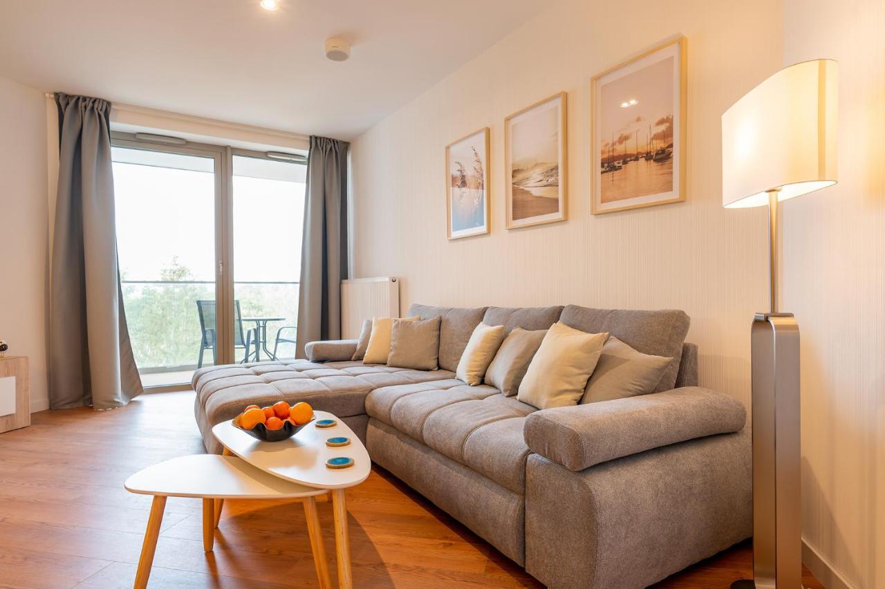 Pinea Sky Premium Apartament Z Widokiem Na Morze Ze Spa I Basenem Przy Plazy Pobierowo Esterno foto