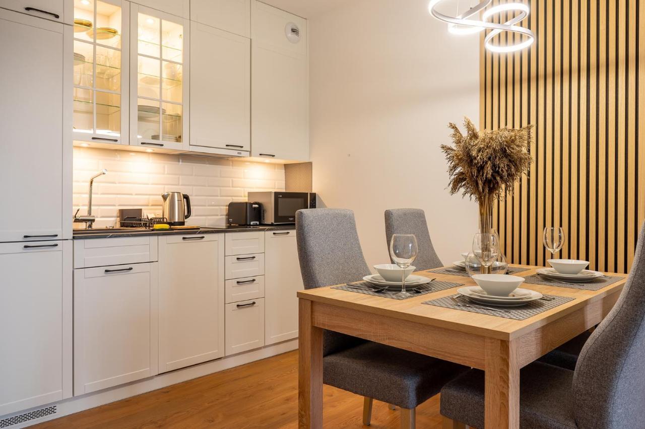 Pinea Sky Premium Apartament Z Widokiem Na Morze Ze Spa I Basenem Przy Plazy Pobierowo Esterno foto