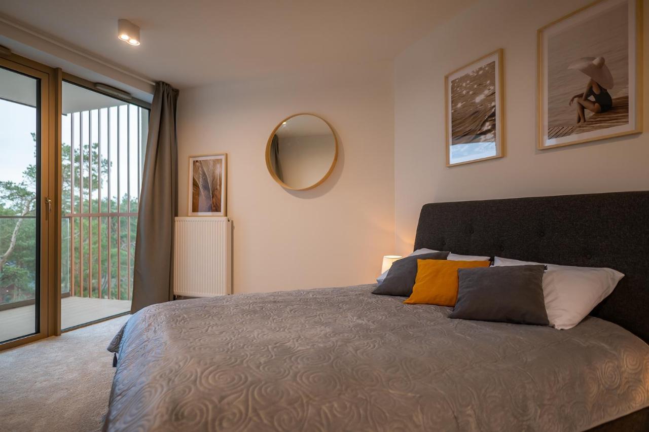 Pinea Sky Premium Apartament Z Widokiem Na Morze Ze Spa I Basenem Przy Plazy Pobierowo Esterno foto