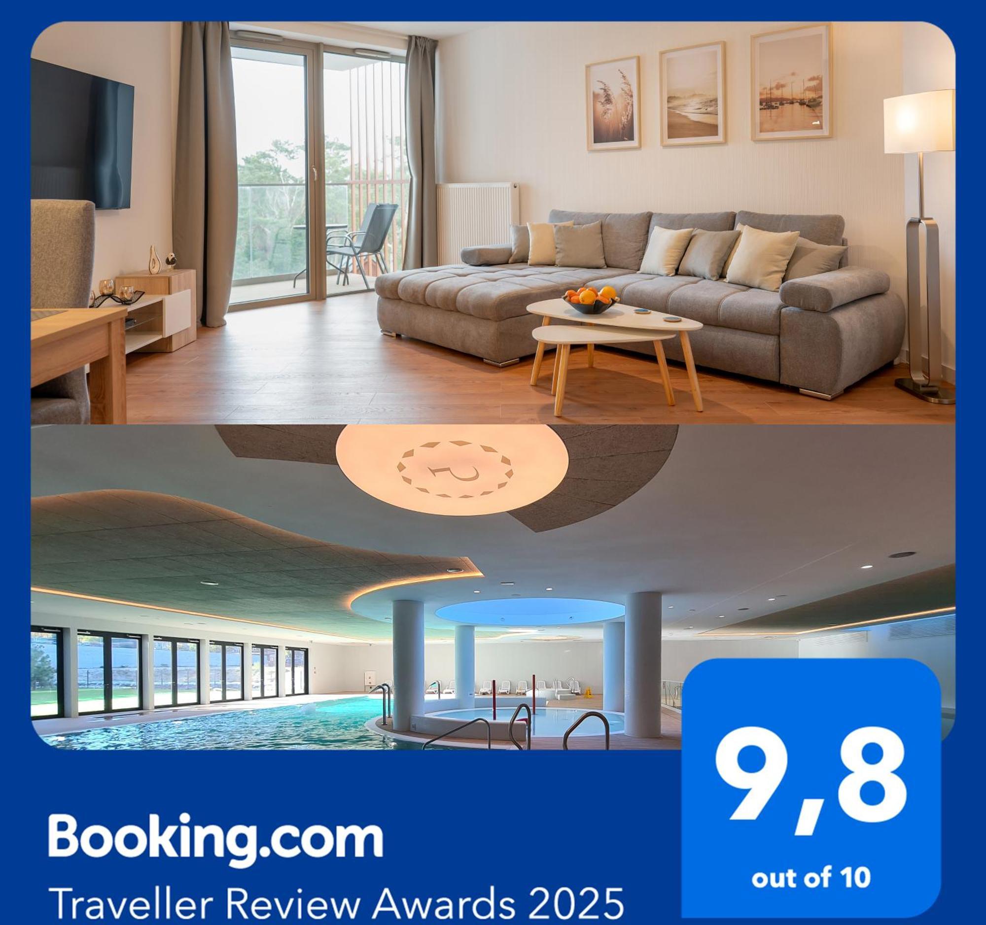 Pinea Sky Premium Apartament Z Widokiem Na Morze Ze Spa I Basenem Przy Plazy Pobierowo Esterno foto